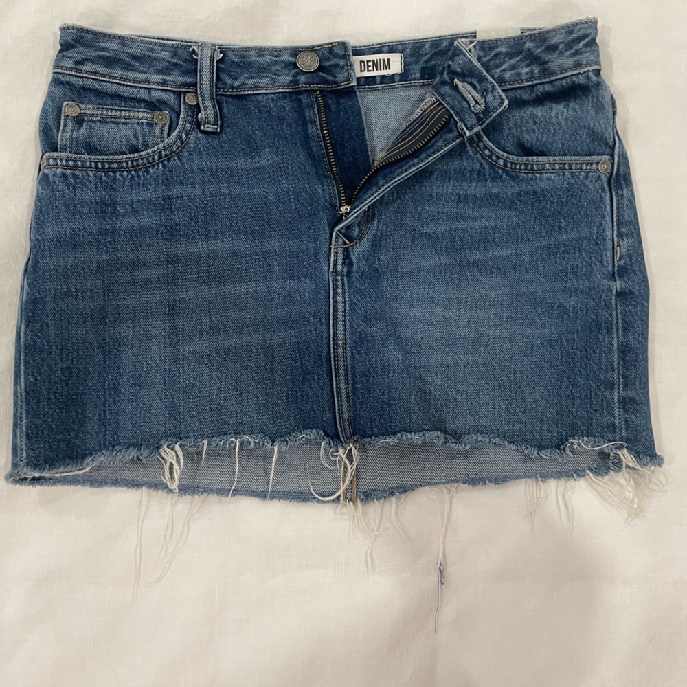 Lovers and friends Jean mini skirt. Size 26